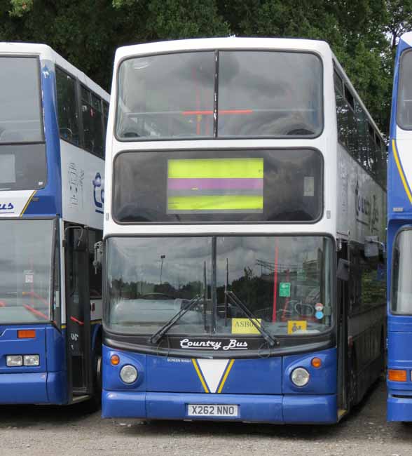 Country Bus Dennis Trident Alexander ALX400 X262NNO